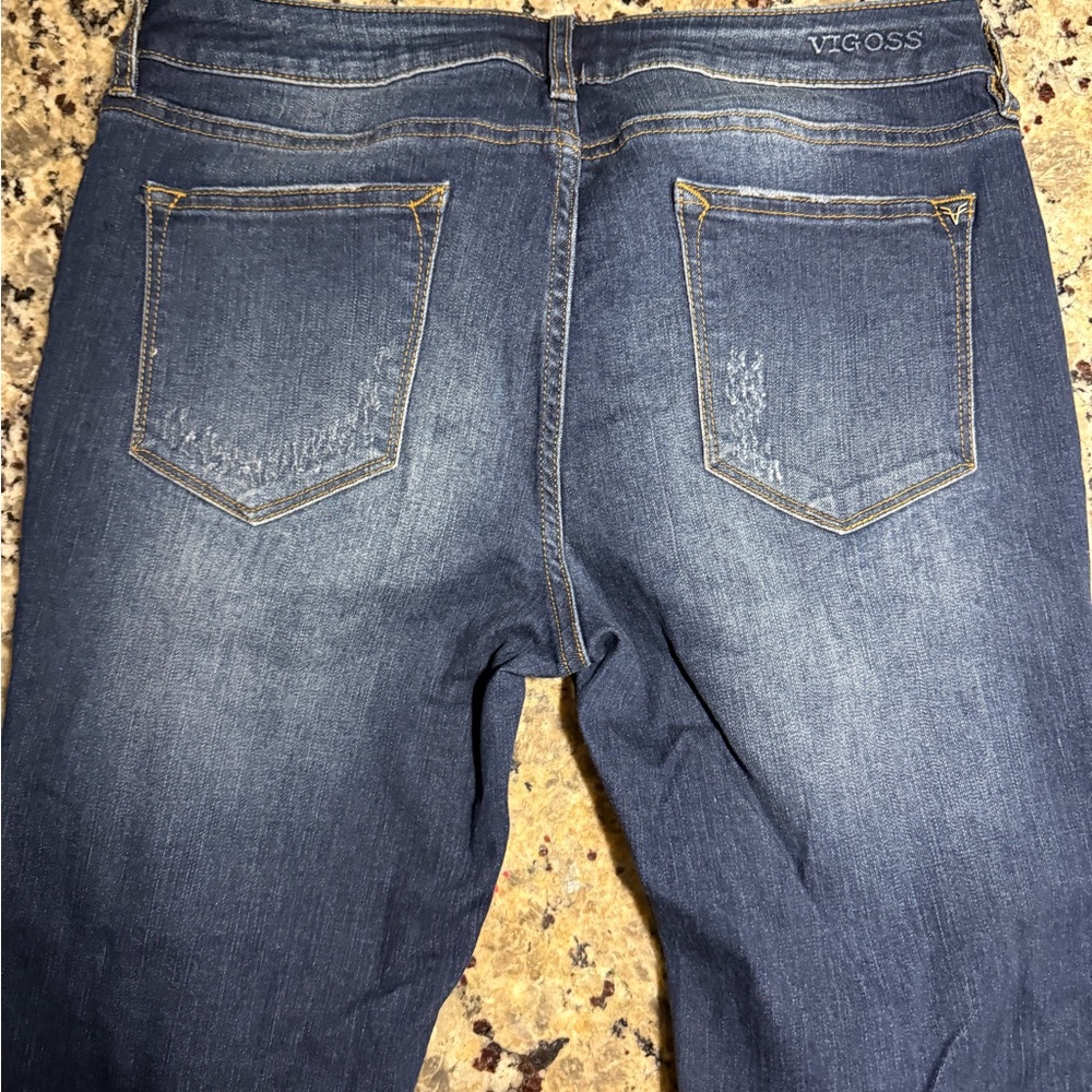Vigoss women’s  Dark Blue Skinny Jeans - size 29